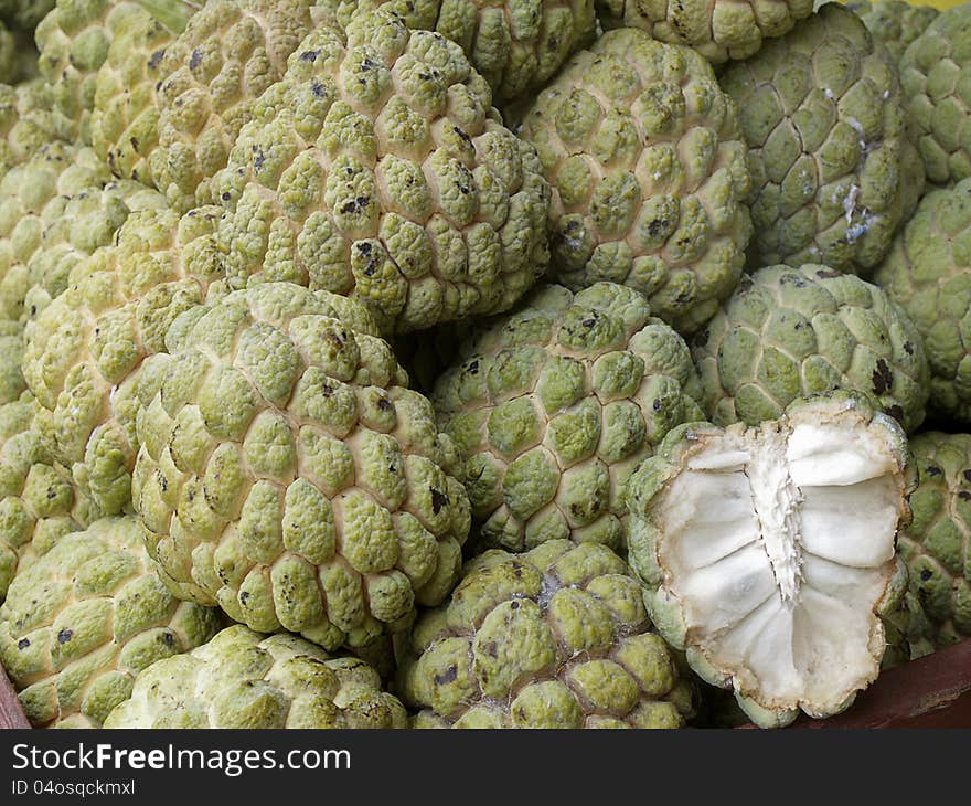 Sugar apple tropical Thai fruit