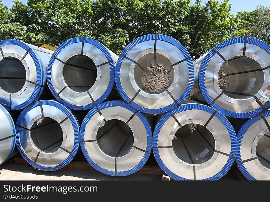 Rolled steel is a raw material for further processing