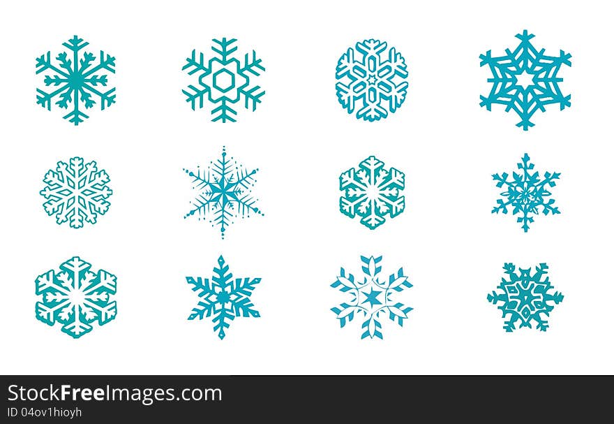 Snowflakes Vector