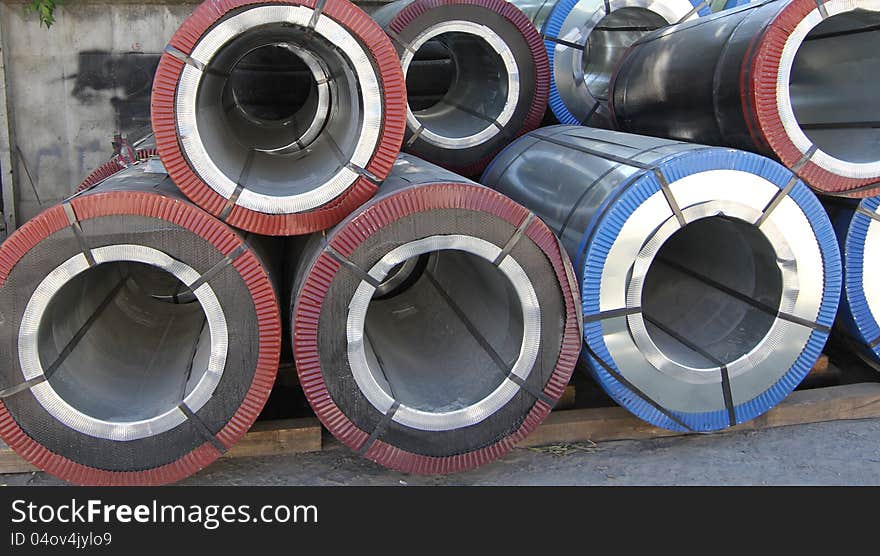 Rolled steel is a raw material for further processing