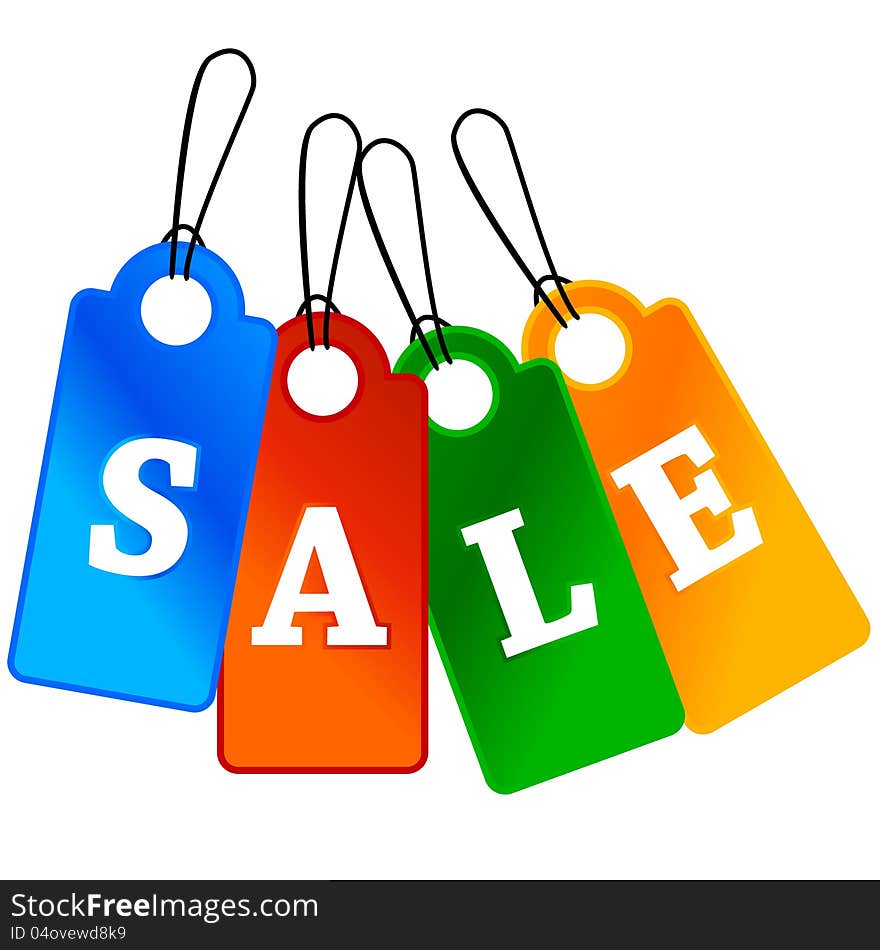 Four Sale labels