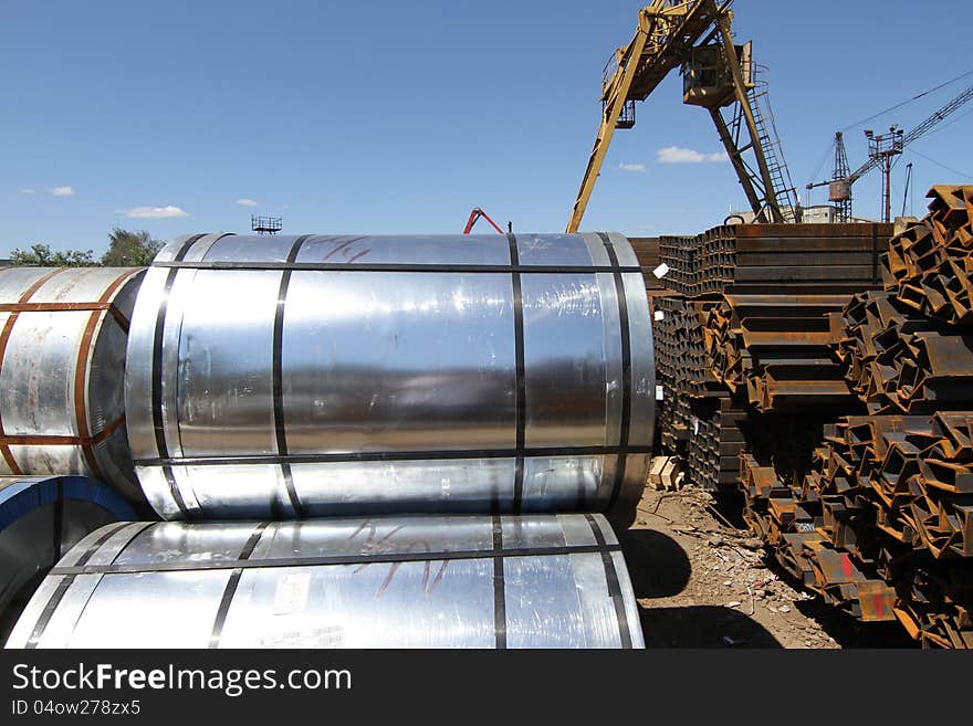 Rolled steel is a raw material for further processing