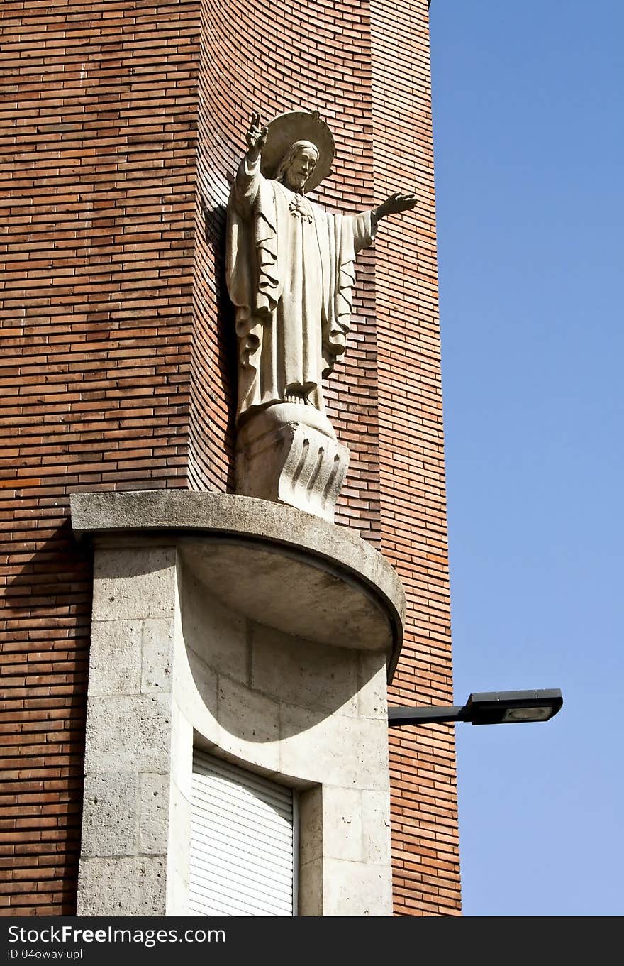 Statue of Jesus Christ in Valladolid, Castilla y Leon, Spain