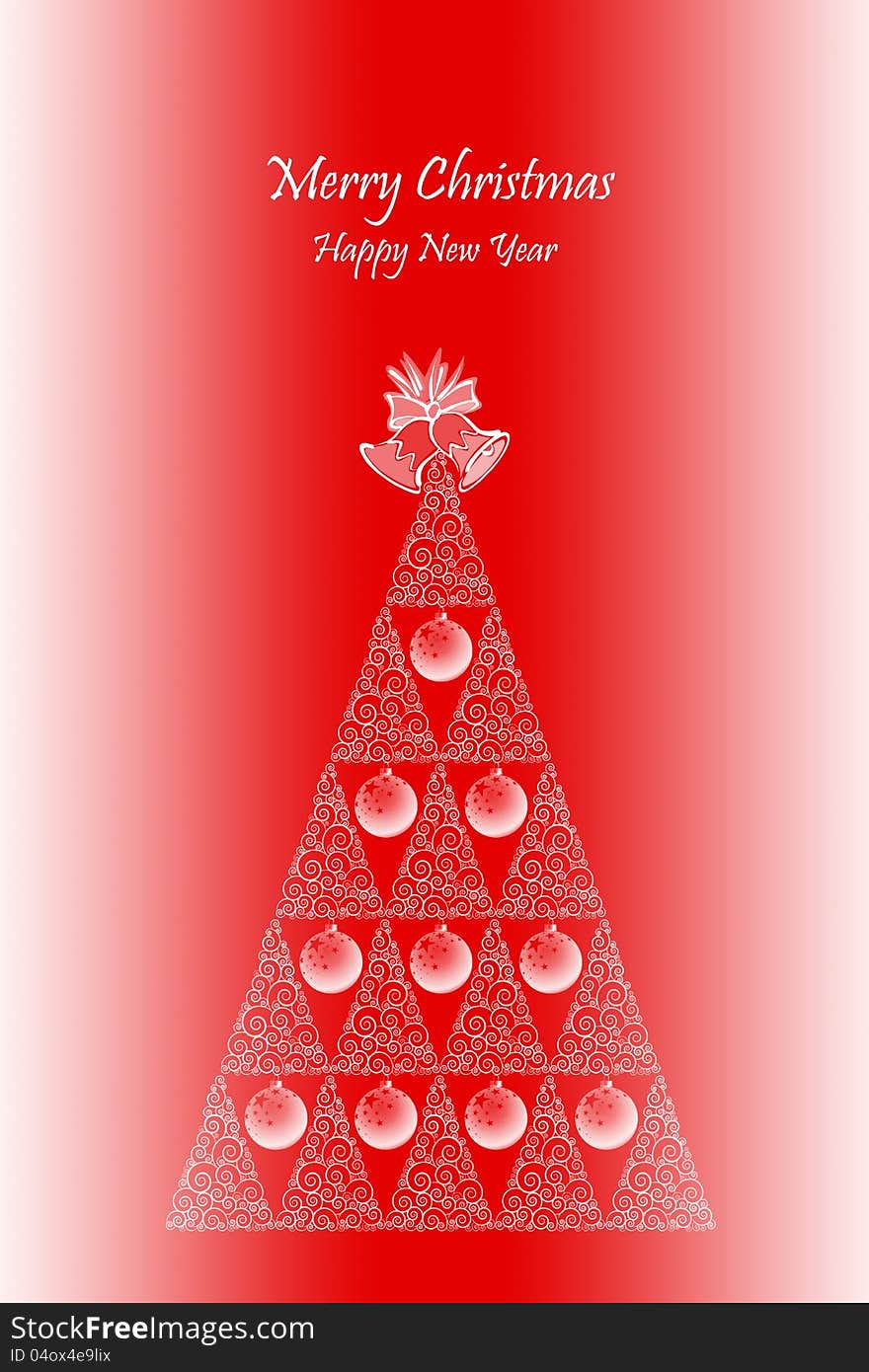 Merry Christmas and Happy Hew Year Background