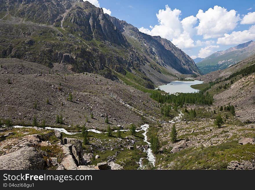 Lake in the mountains