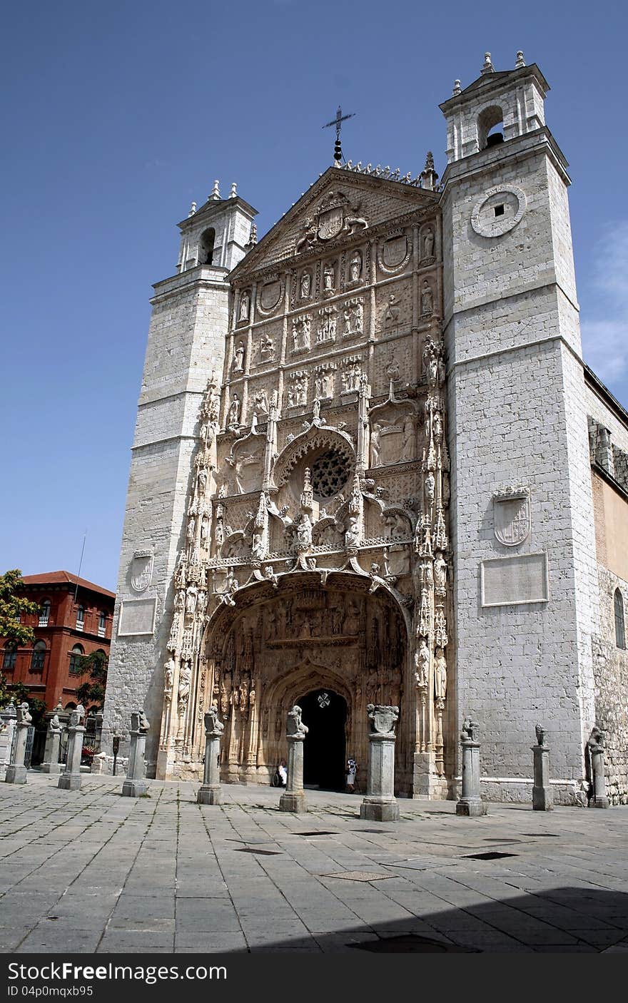 Church of San Pablo XV-XVII centuries in Valladolid, Castilla y Leon, Spain