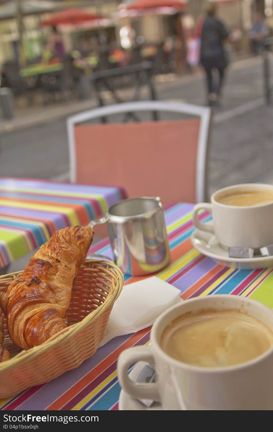 Breakfast on the street