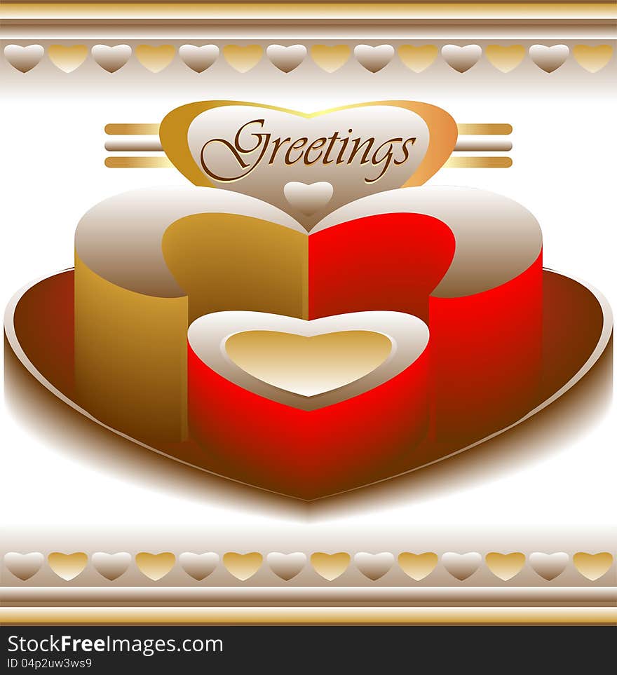 Love greetings card