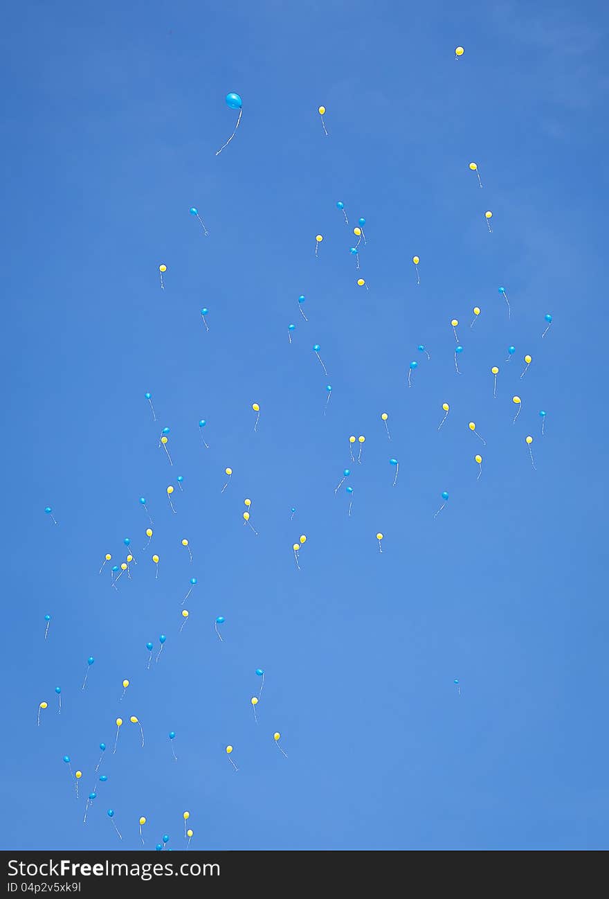 Ballons At The Sky