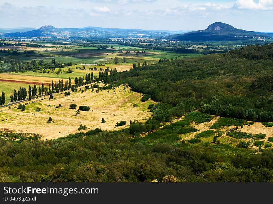 Beautiful lanscape with volcanoes (Hungary). Beautiful lanscape with volcanoes (Hungary)