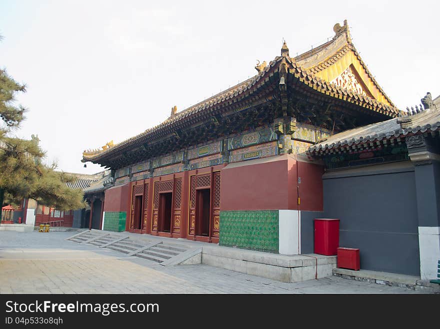 Decorative roofs and tile inside the Forbidden City, Beijing. Decorative roofs and tile inside the Forbidden City, Beijing