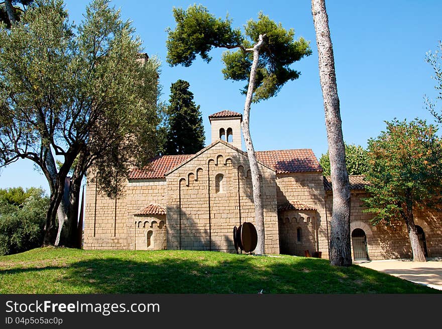 The Poble Espanyol. Barcelona, Spain.