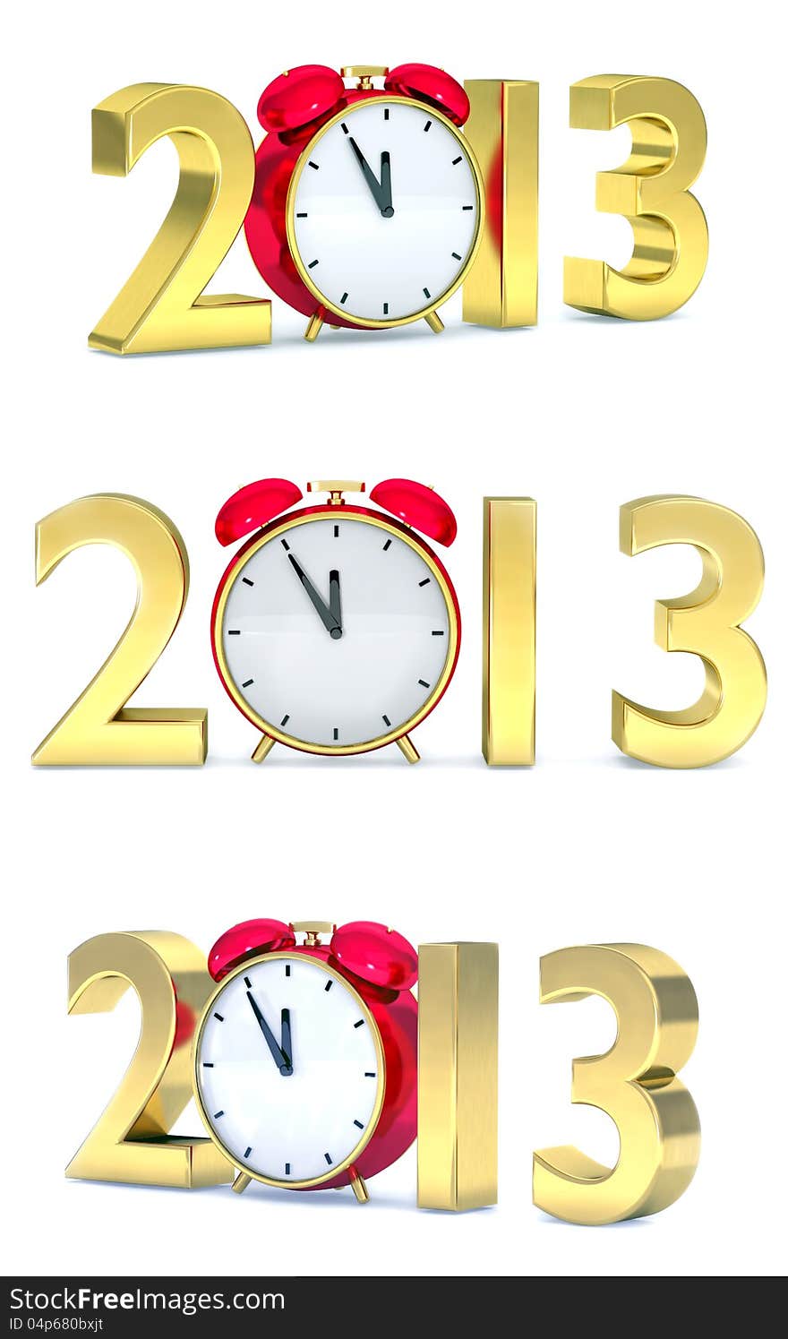 Collection of 2013 year symbols. Collection of 2013 year symbols