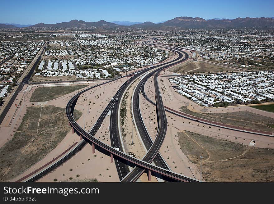 Red Mountain Freeway, Loop 202, Mesa, Arizona