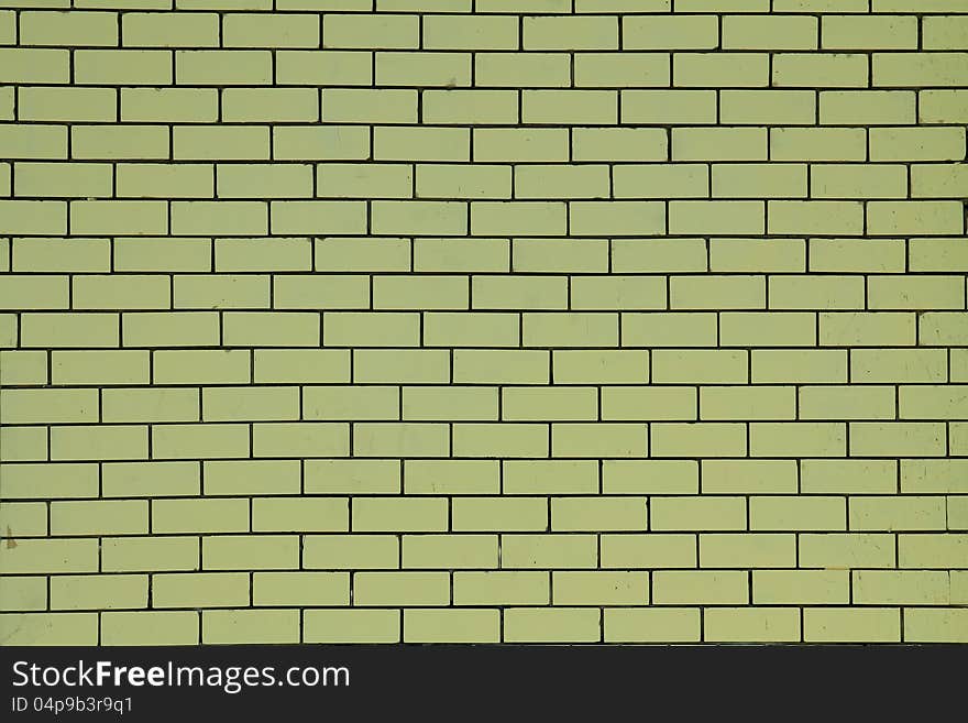 The texture of yellow brick wall. The texture of yellow brick wall