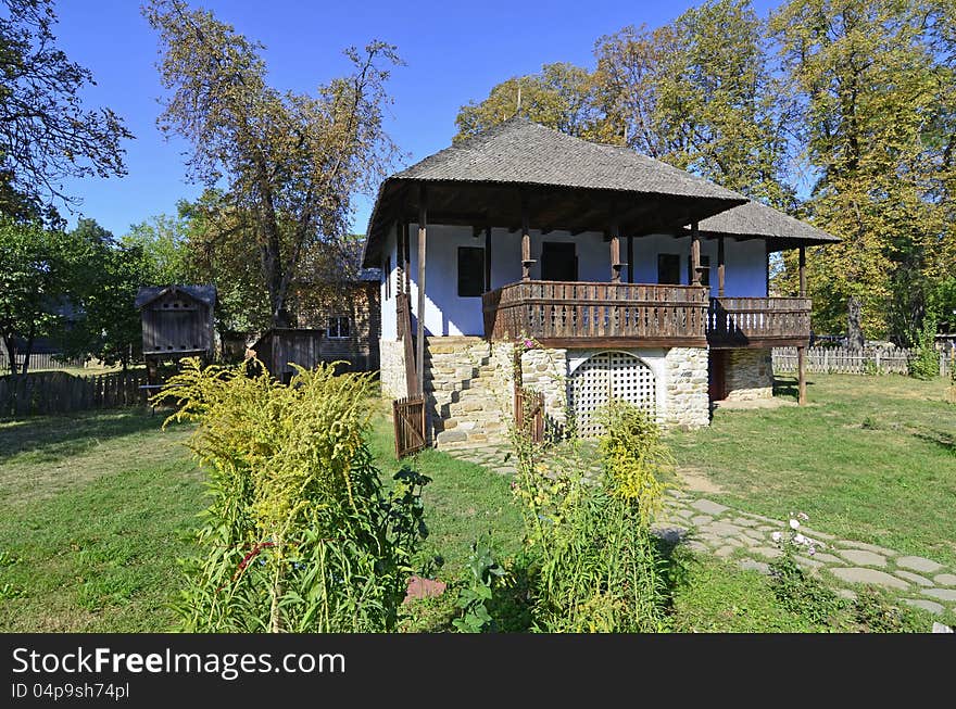 Water mill in the forest traditional in Transylvania land of Romania