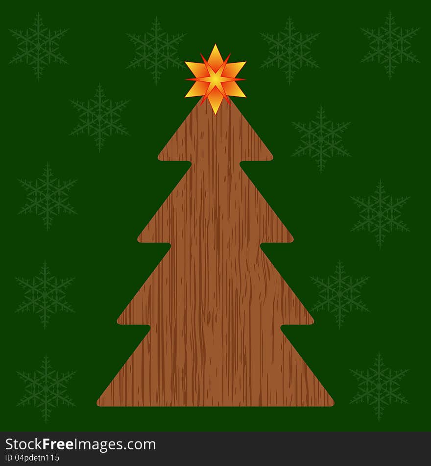 An abstract cartoon christmas background