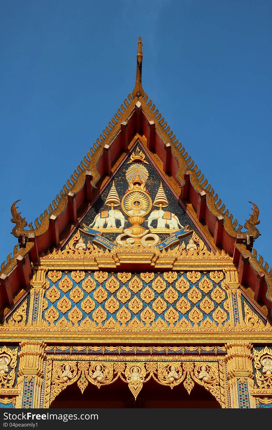 Thai Buddhist Church - front face view