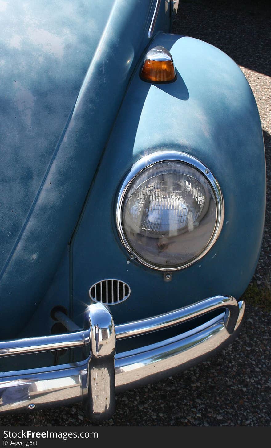 Headlight Of Vintage Car