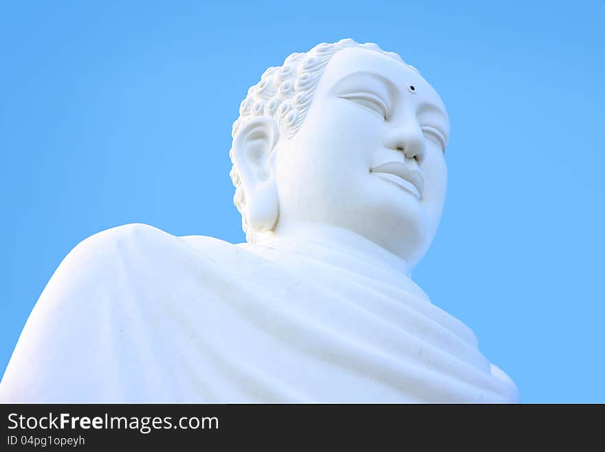 White Buddha in Nha Trang, Vietnam.