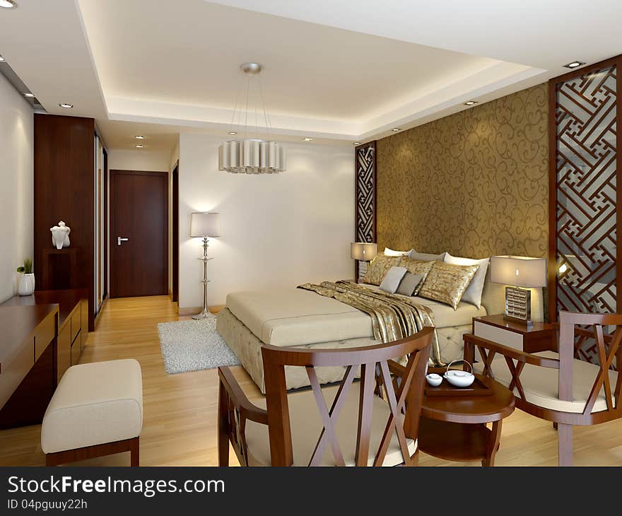 Modern Luxury Master Bedroom Interior