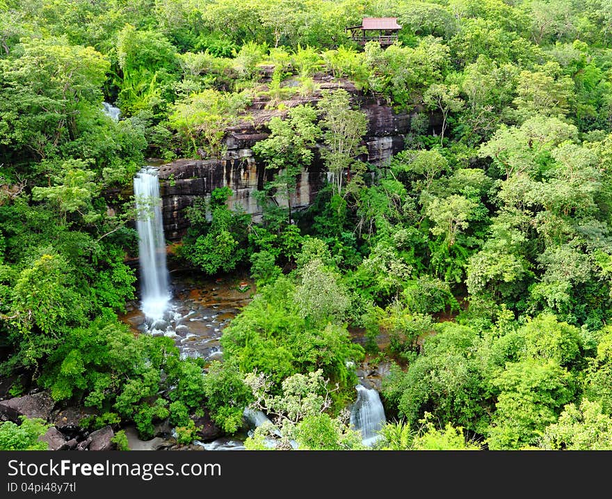 Soei Sawan Waterfall.