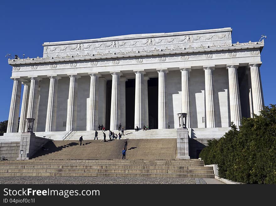 Lincoln Memorial in Washington, DC, United States