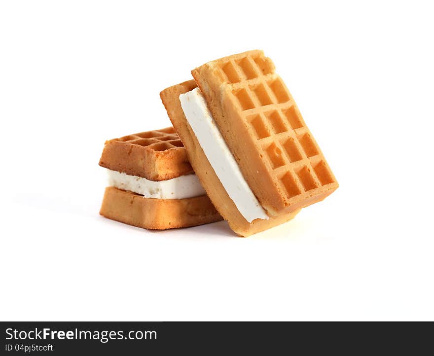 Waffles On White