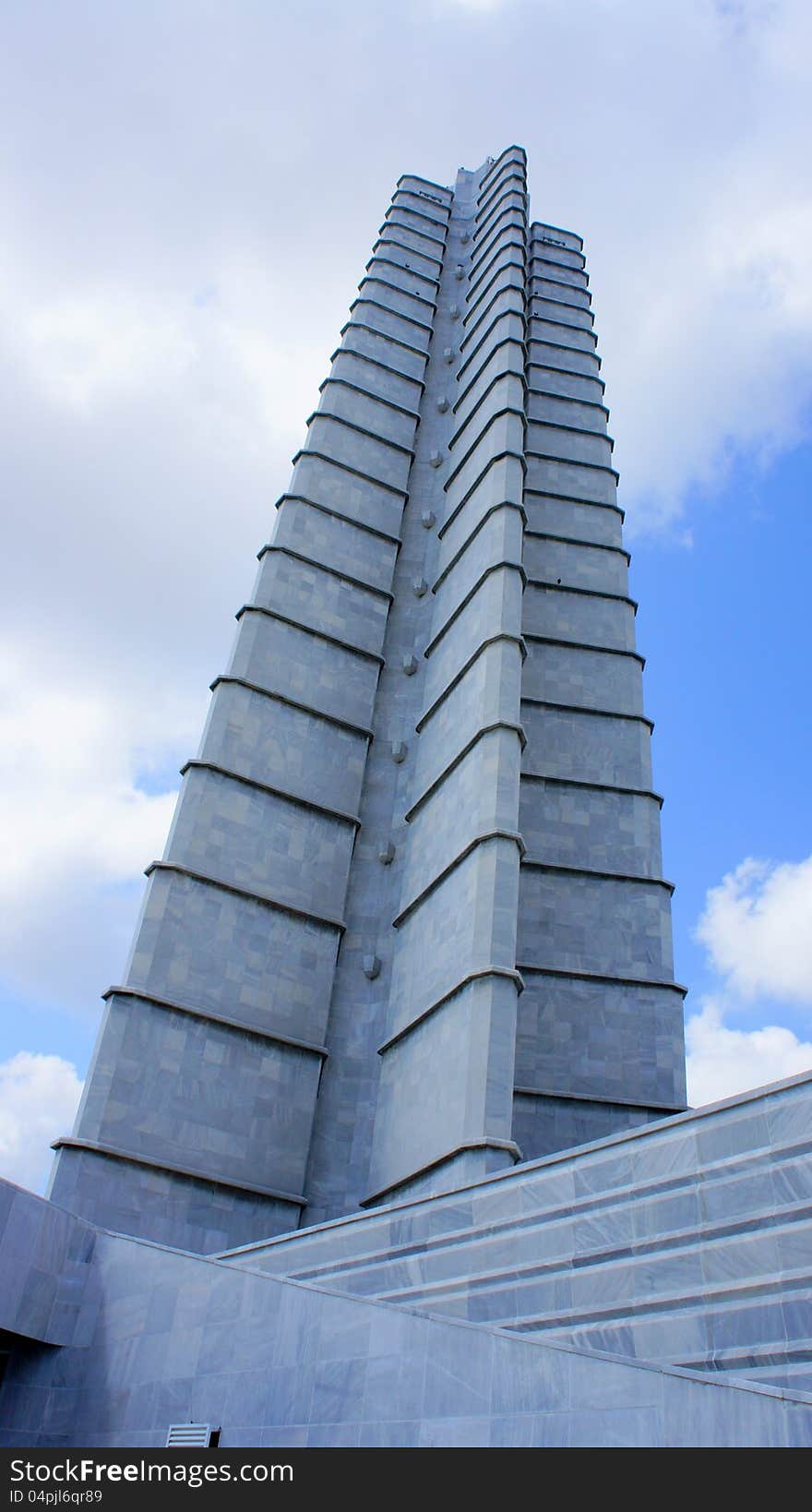 Monument in Havana. Museum of the Revolution in the central square. Cuba.