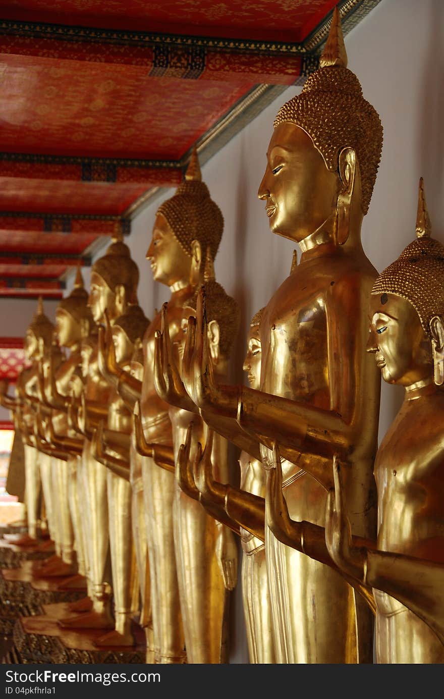 Row Of Buddhas