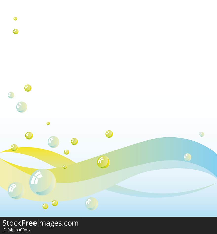 Abstract background with blue water. Abstract background with blue water