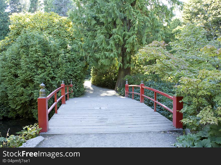 Red bridge path