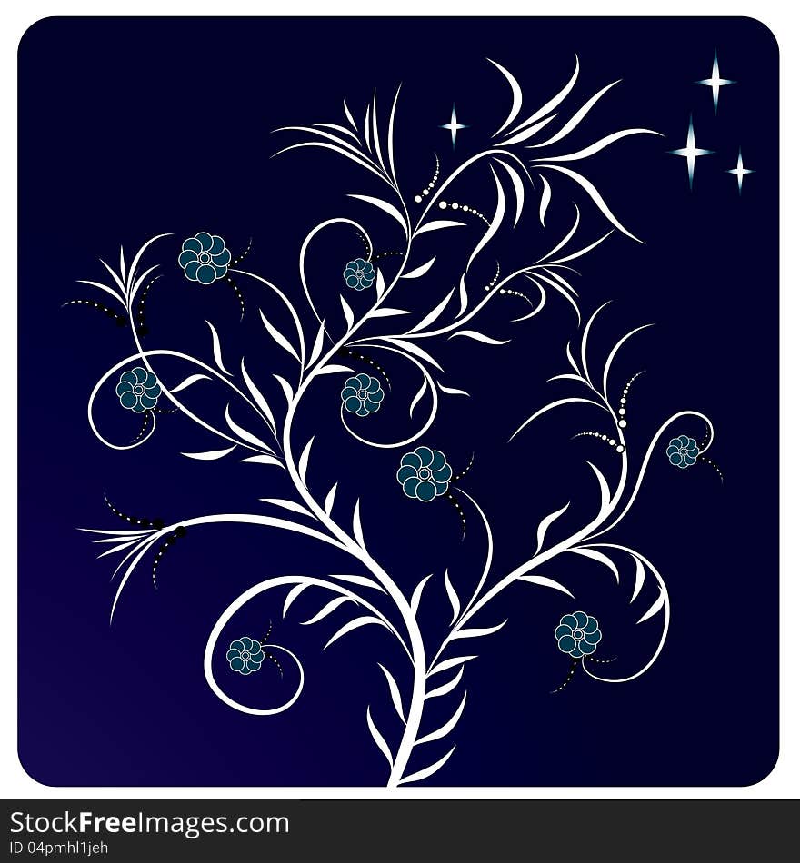 Abstract Flowers Background