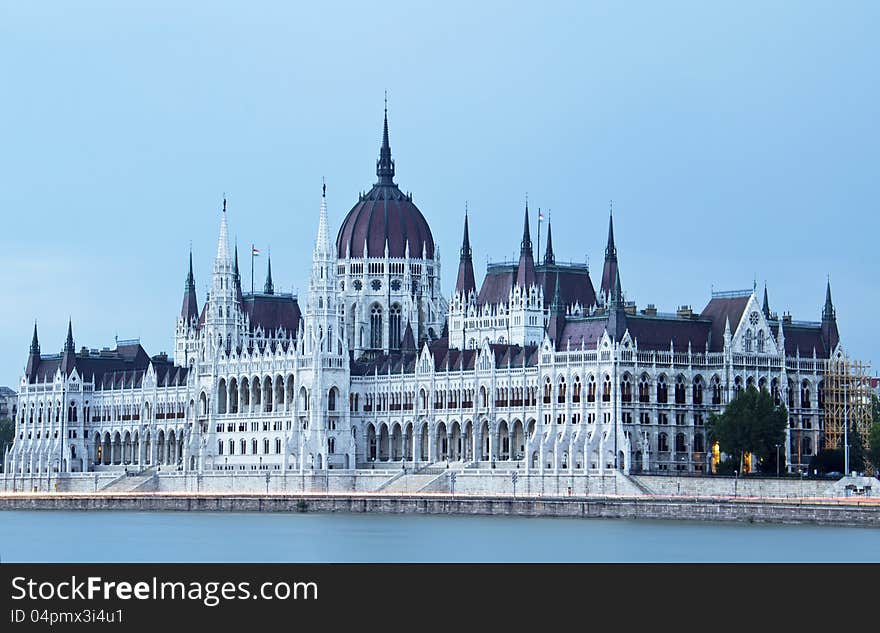 Parliament, Budapest, Hungary at night