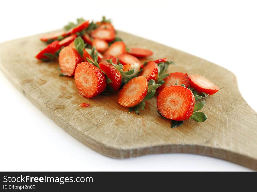 Strawberries Residues