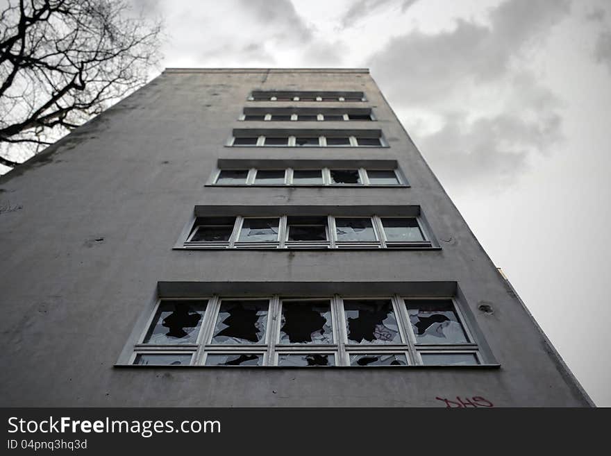 Brick house in berlin, germany.