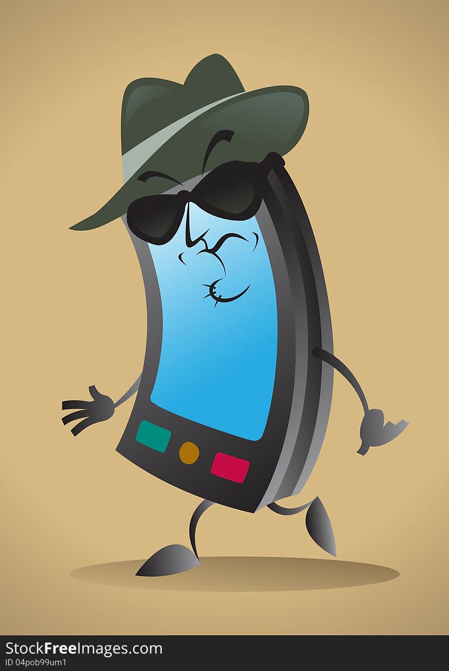 Sinister Cell Phone Character