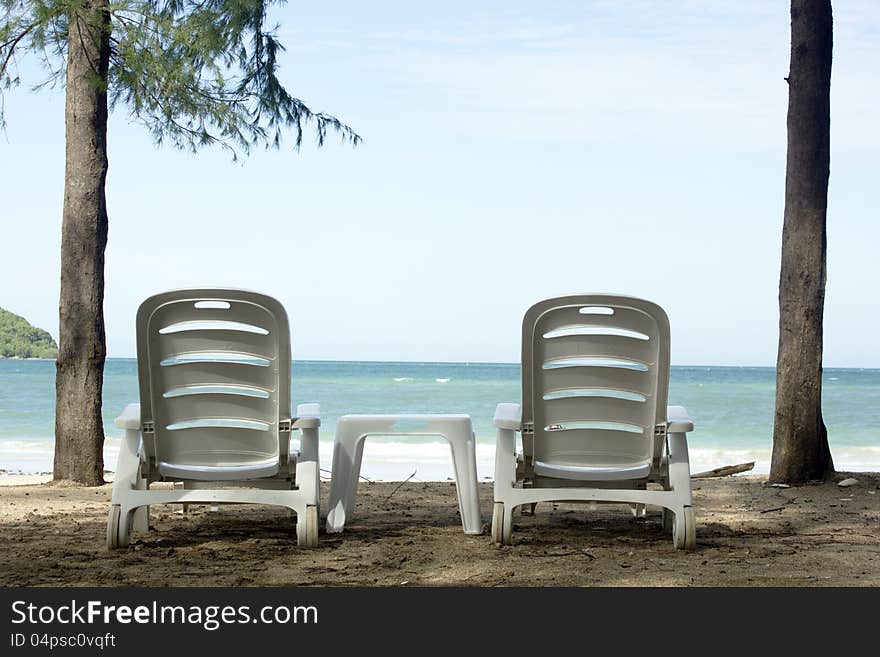 Beach chair.