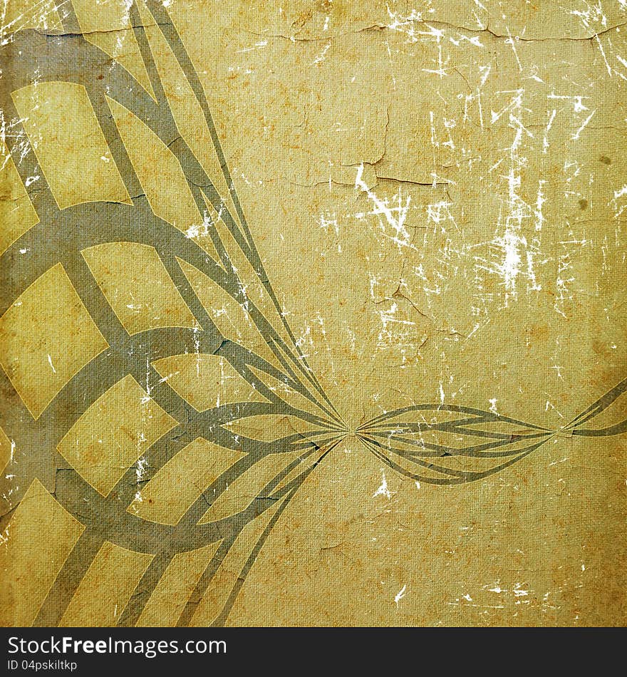 Grunge Paper Texture, Vintage Background