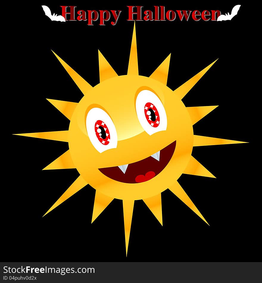 Sun in a Halloween