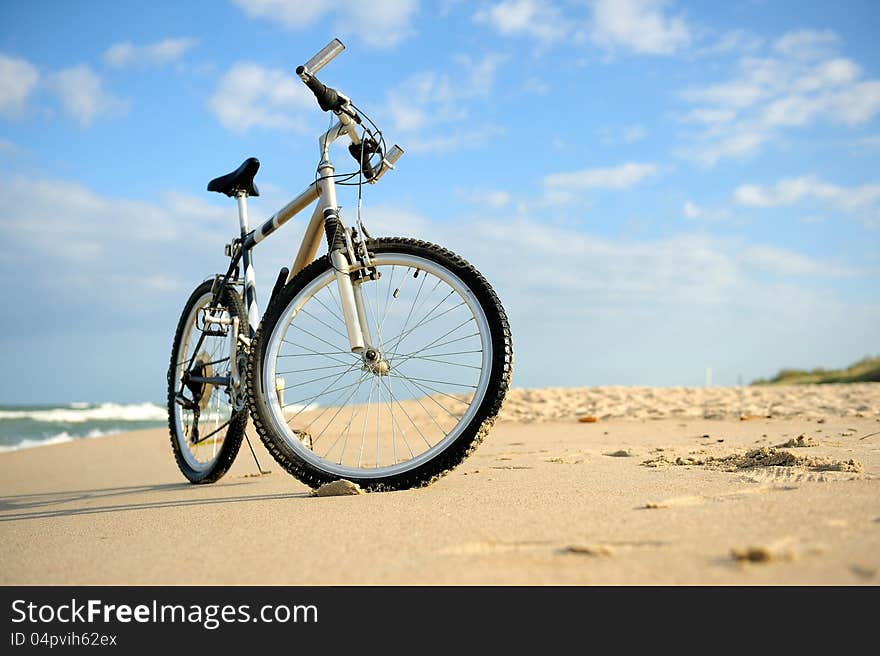 Bike On The Beach