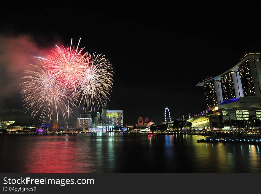 Singapore National Day 2012 Fireworks