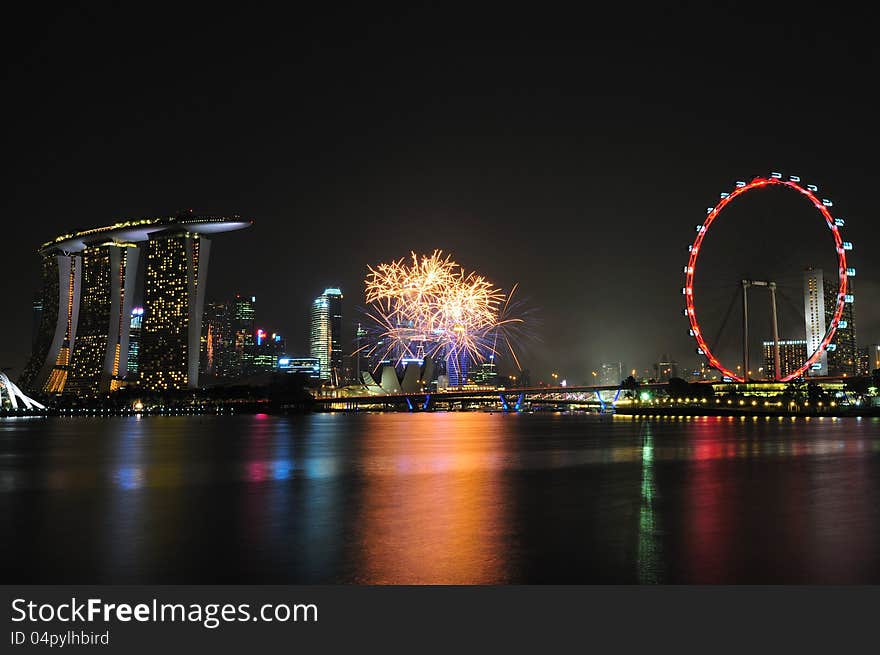 Singapore National Day 2012 Fireworks