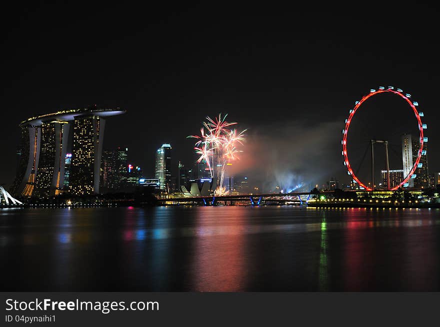 Singapore National Day 2012 Fireworks