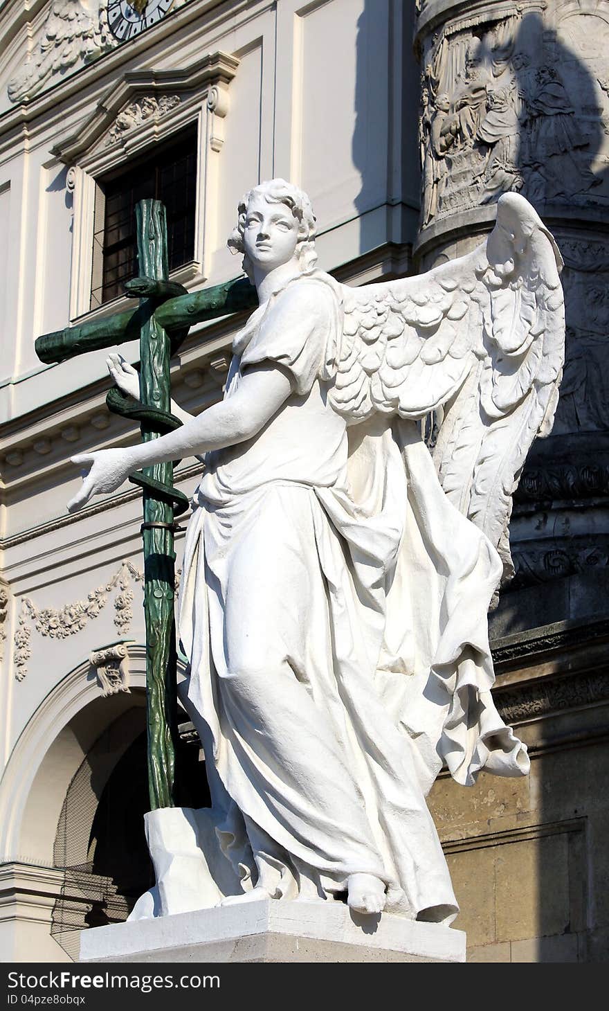 Statue in St. Charles s Church, Vienna