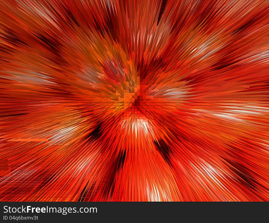 Image of the strange red abstract background