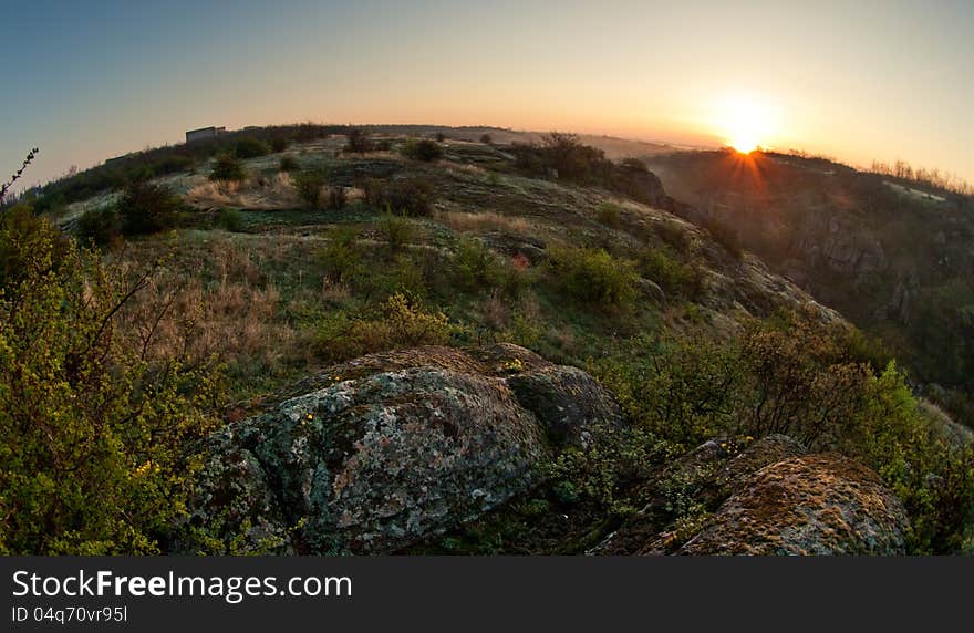 The picture was taken in the Assembly canyon. The picture was taken in the Assembly canyon