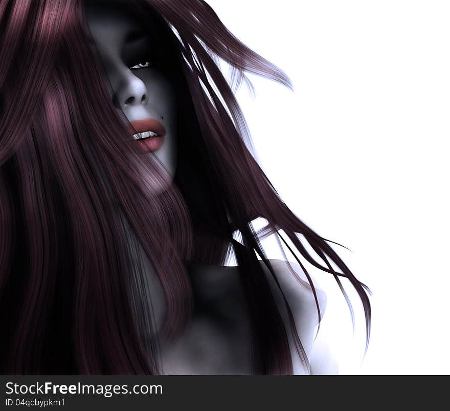 3d Gothic Woman