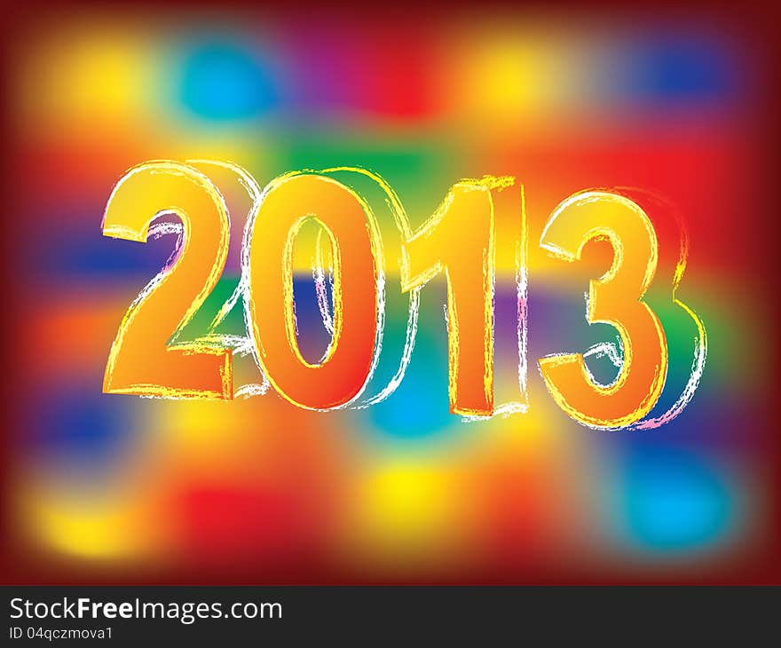 New Year 2013 background