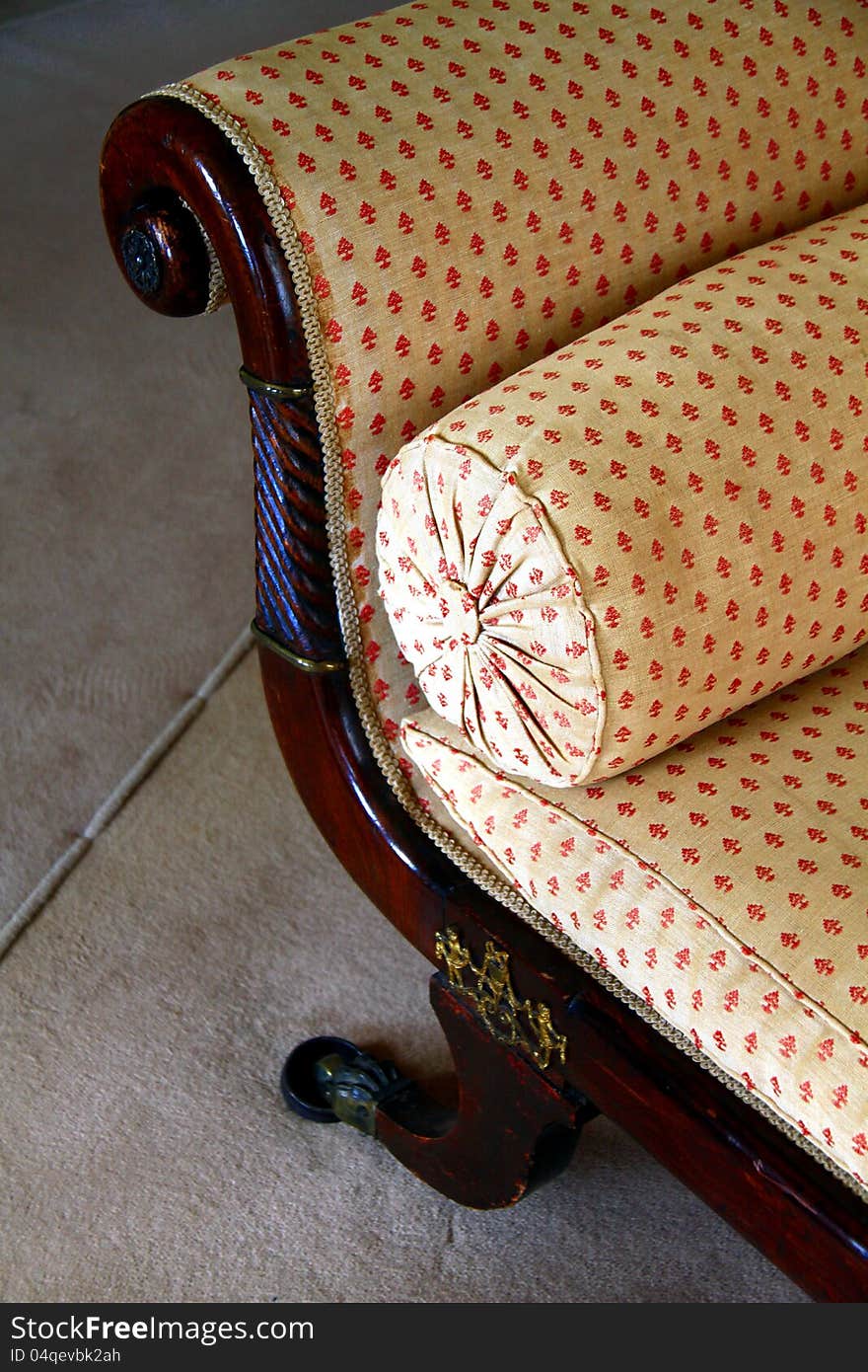 Image of a old chair at home